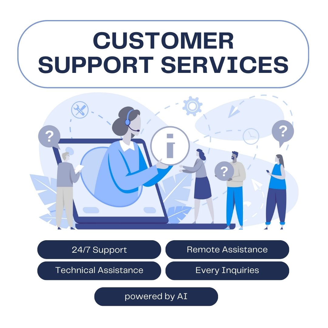 _ Illustrative Customer Support Services Instagram Post